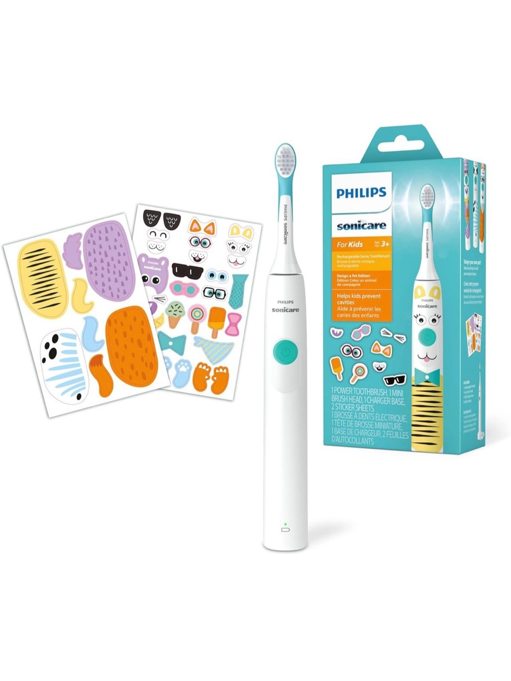 Philips Sonicare Kids Design a Pet Electric Toothbrush HX3601 New